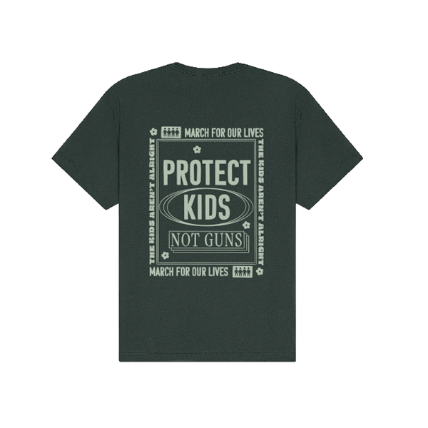 Protect Kids Not Guns Backside T-Shirt